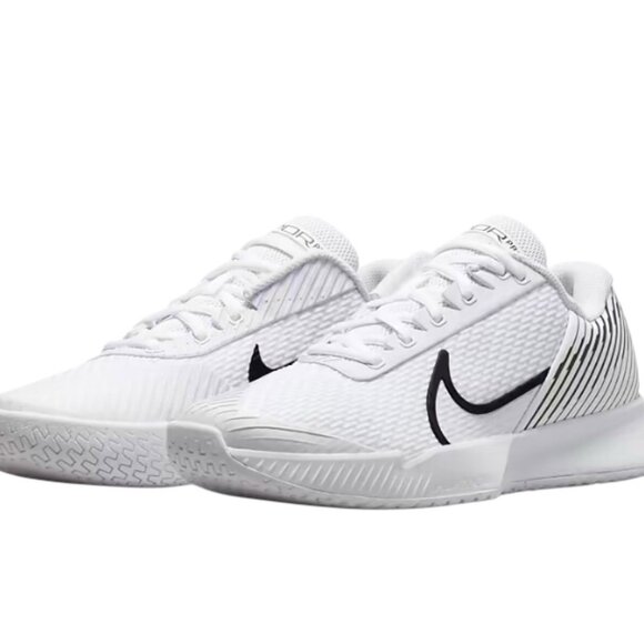 Nike Zoom Vapor Pro 2 HC Mens Tennis Shoes White/Black DR6191 101 NEW - Picture 5 of 8